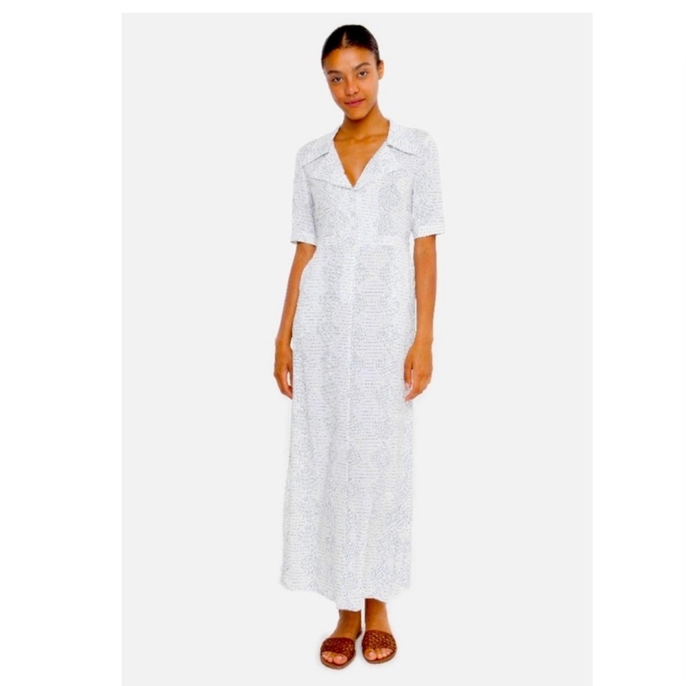 Tucker the Trench Maxi Shirt Dress, Size Small